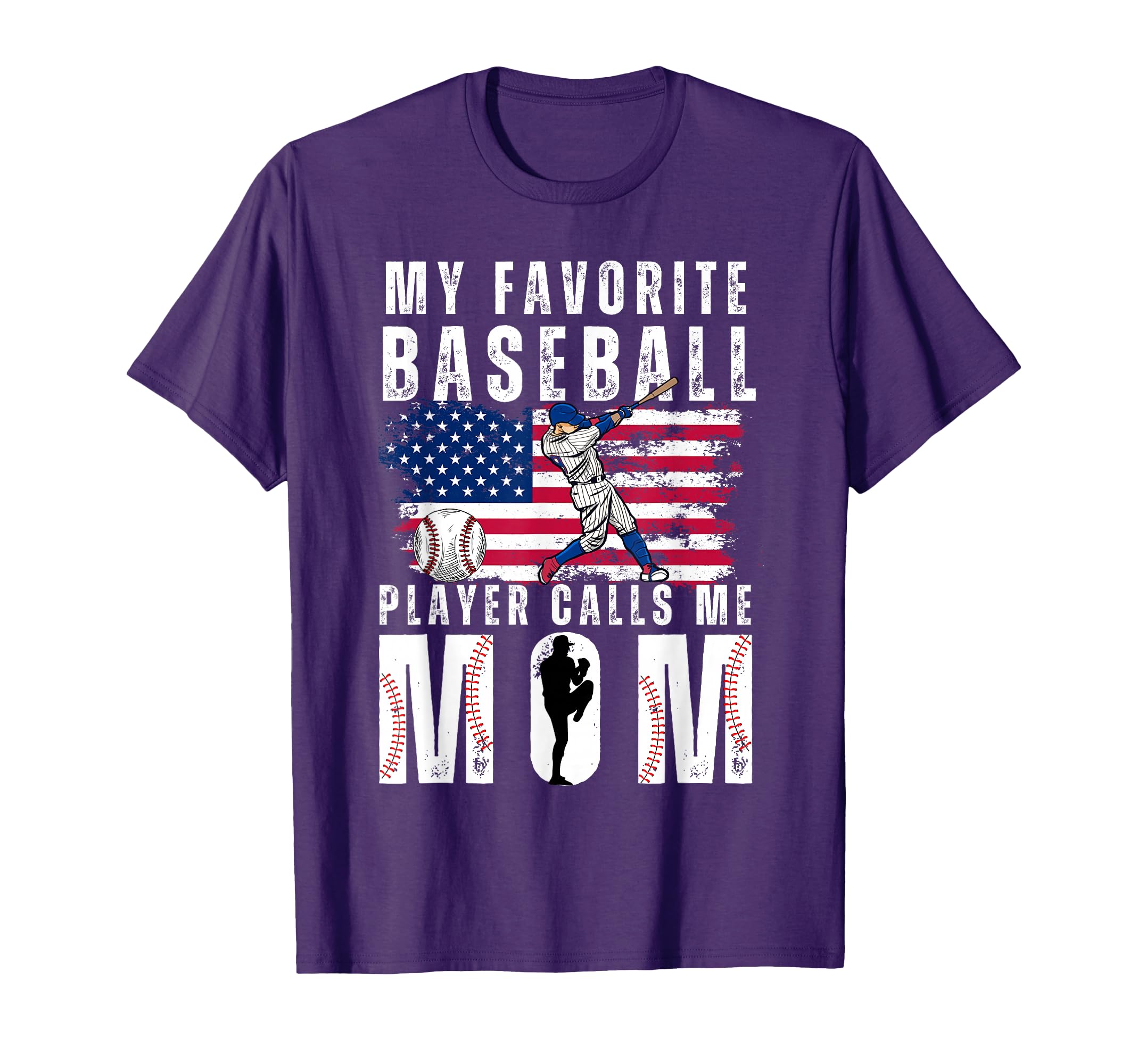 My Favorite Baseball Player Calls Me T-Shirt - Aesthetic Graphic Unisex - T-Shirt, Sweatshirt, Hoodie