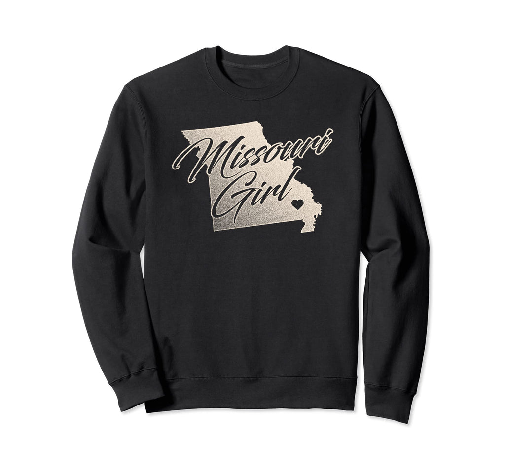 Missouri Distressed State Outline Sweatshirt - Streetwear Style for Adults - T-Shirt, Sweatshirt, Hoodie