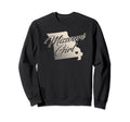 Missouri Distressed State Outline Sweatshirt - Streetwear Style for Adults - T-Shirt, Sweatshirt, Hoodie