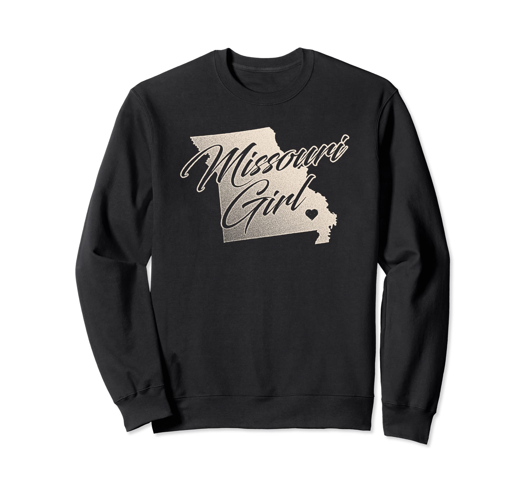 Missouri Distressed State Outline Sweatshirt - Streetwear Style for Adults - T-Shirt, Sweatshirt, Hoodie