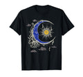 Celestial Sun Moon 90S Witch T-Shirt - Minimalist Print Men Women - T-Shirt, Sweatshirt, Hoodie