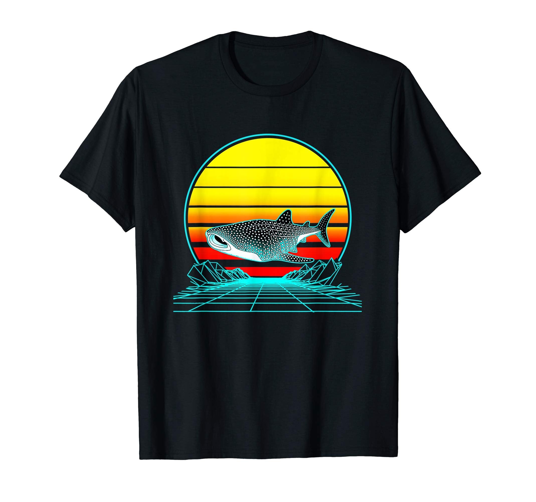 Sunset Whale Shark T-Shirt - Novelty Apparel for Adults - T-Shirt, Sweatshirt, Hoodie