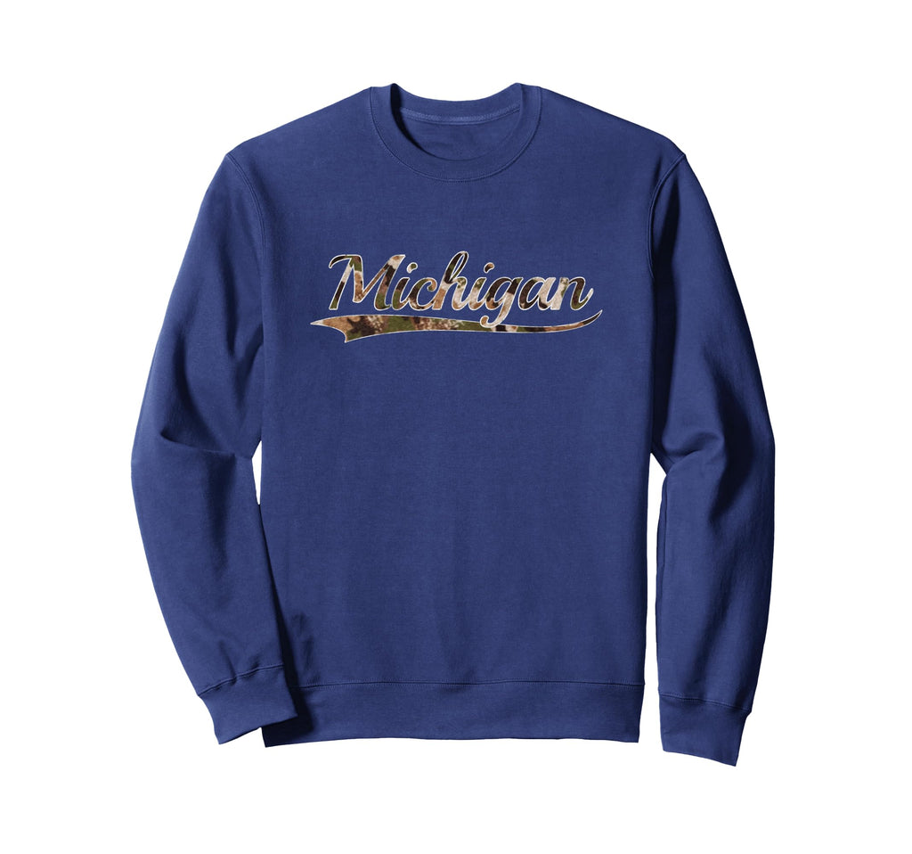 Michigan Usa Camouflage Inspired Sweatshirt - Custom Art Print Unisex - T-Shirt, Sweatshirt, Hoodie