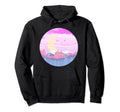 Vaporwave Aesthetic Japanese Kawaii Moon Hoodie - Minimalist Print Unisex - T-Shirt, Sweatshirt, Hoodie
