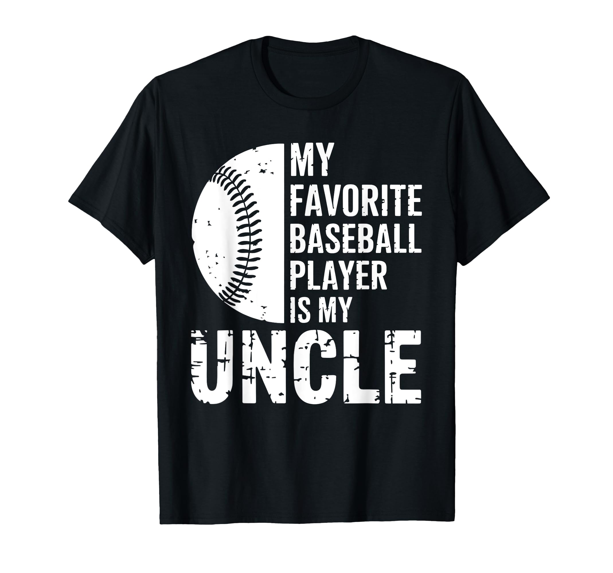 My Favorite Baseball Player Is My T-Shirt - Custom Art Print Men Women - T-Shirt, Sweatshirt, Hoodie
