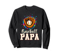 Baseball Papa Baseball Player Fathers Sweatshirt - Trendy Graphic Unisex - T-Shirt, Sweatshirt, Hoodie