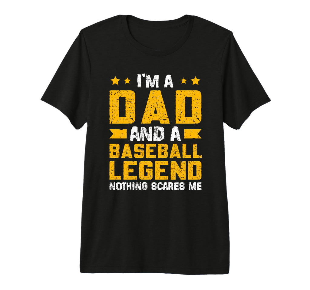 Mens Dad Baseball Legend Fathers Day Tri T-Shirt - Graphic Print Men Women - T-Shirt, Sweatshirt, Hoodie