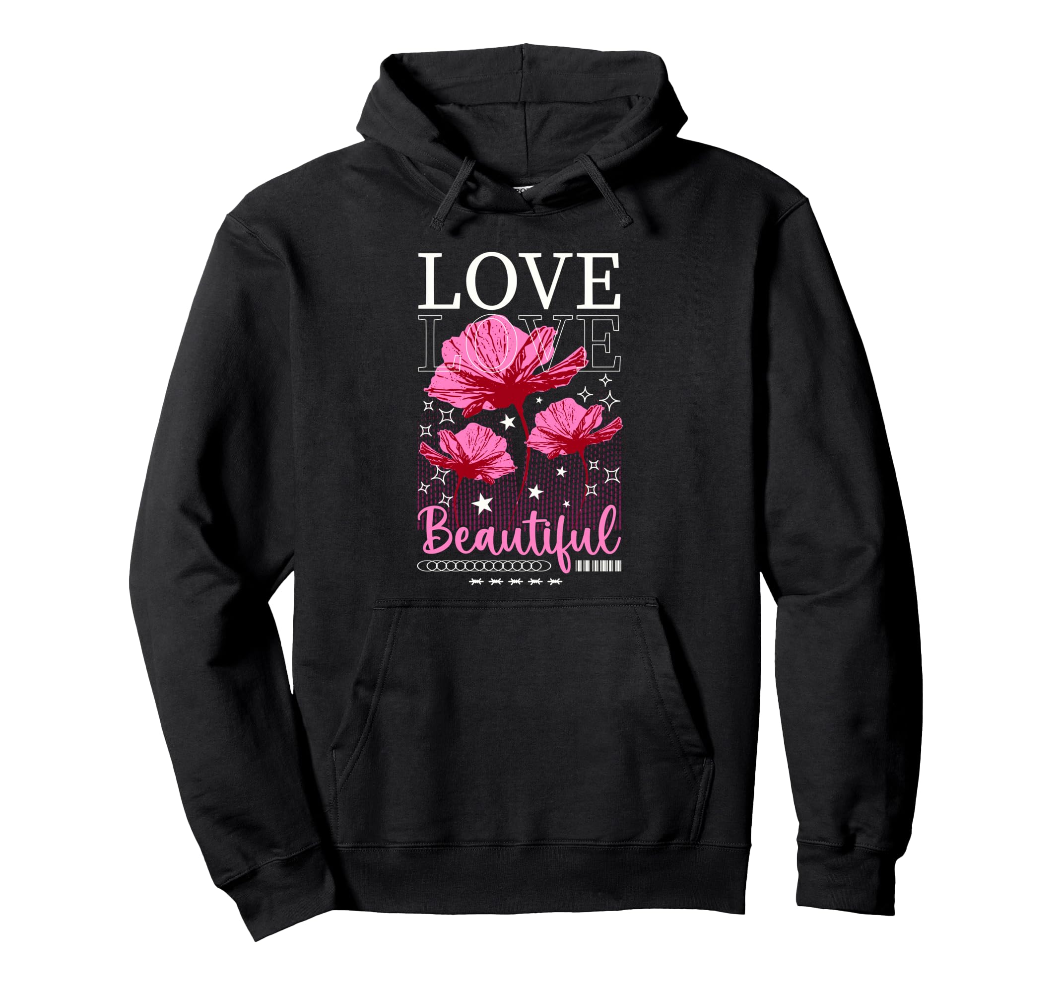 Y2K Love Bold Urban Graffiti Aesthetic Hoodie - Trendy Graphic Unisex - T-Shirt, Sweatshirt, Hoodie