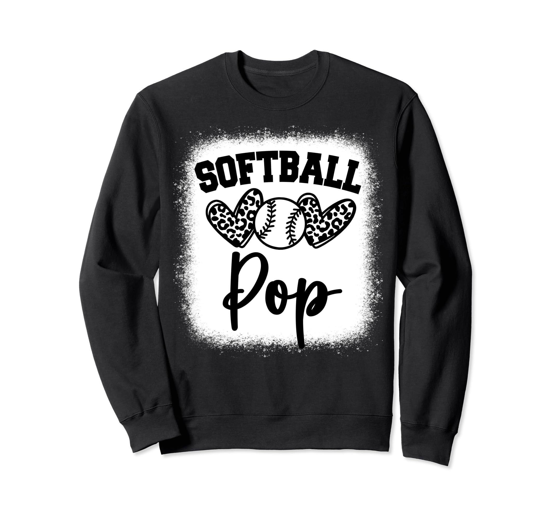 Personalized Baseball Heart Pop Sweatshirt - Aesthetic Graphic Men Women - T-Shirt, Sweatshirt, Hoodie