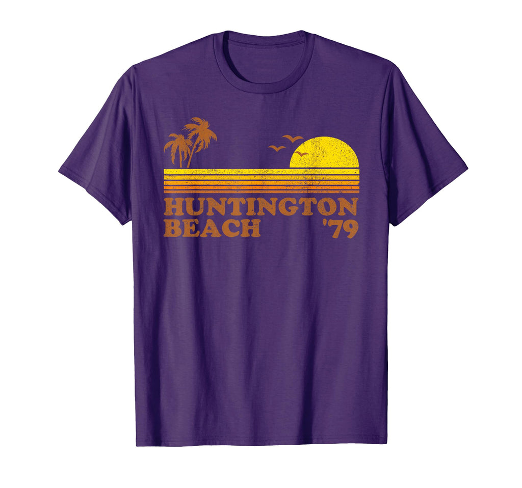 Huntington Beach California Sunset T-Shirt - Minimalist Print for Adults - T-Shirt, Sweatshirt, Hoodie