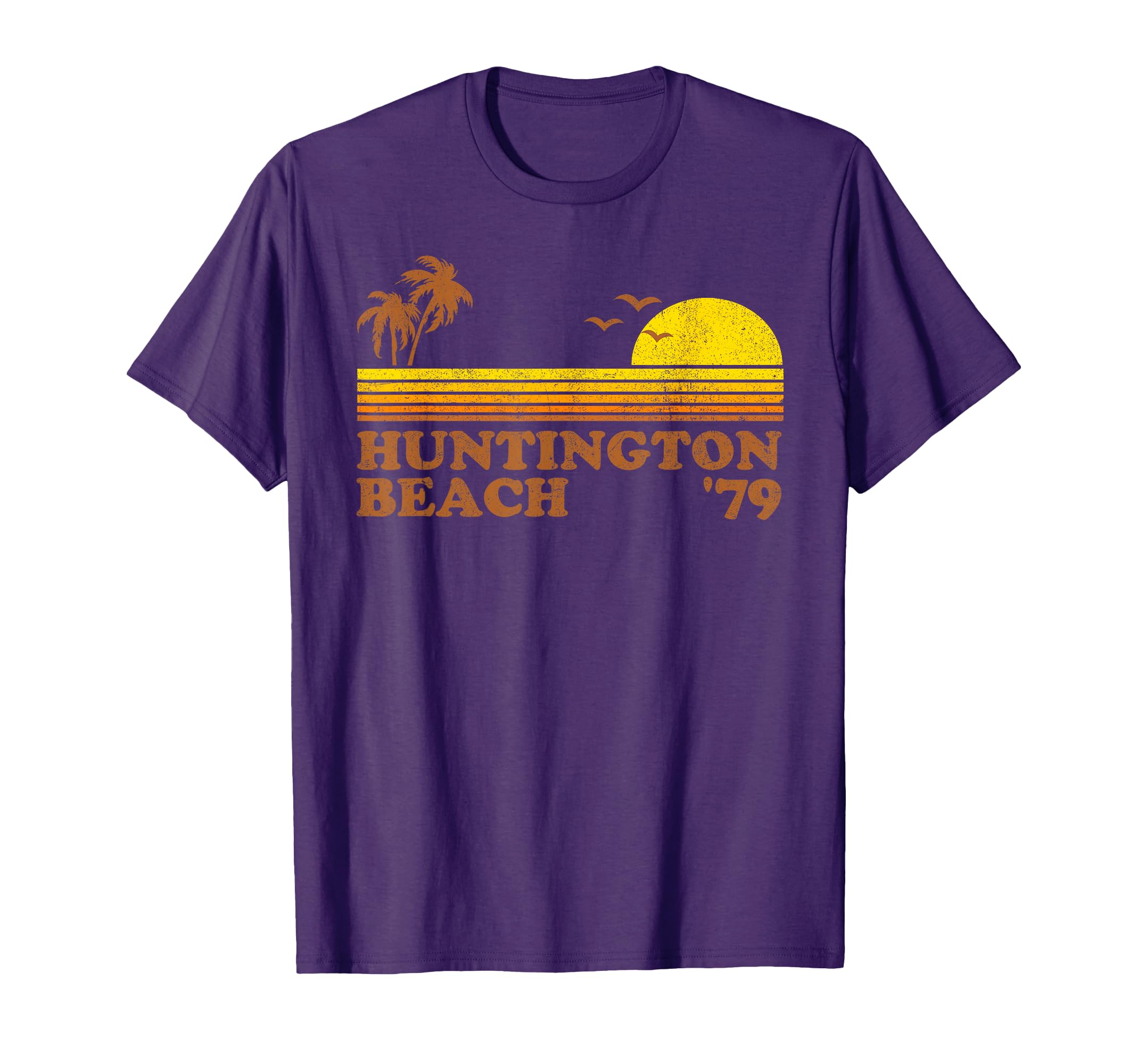 Huntington Beach California Sunset T-Shirt - Minimalist Print for Adults - T-Shirt, Sweatshirt, Hoodie
