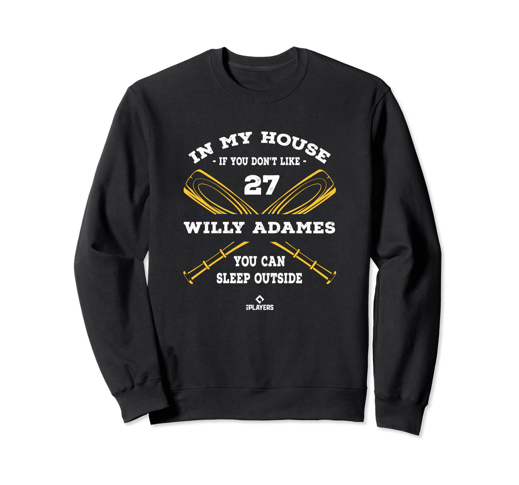 My House Willy Adames Mlb Player Sweatshirt - Custom Art Print Unisex - T-Shirt, Sweatshirt, Hoodie