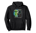 Gamer Alien Love 80S 90S Arcade Hoodie - Casual Everyday Wear Men Women - T-Shirt, Sweatshirt, Hoodie