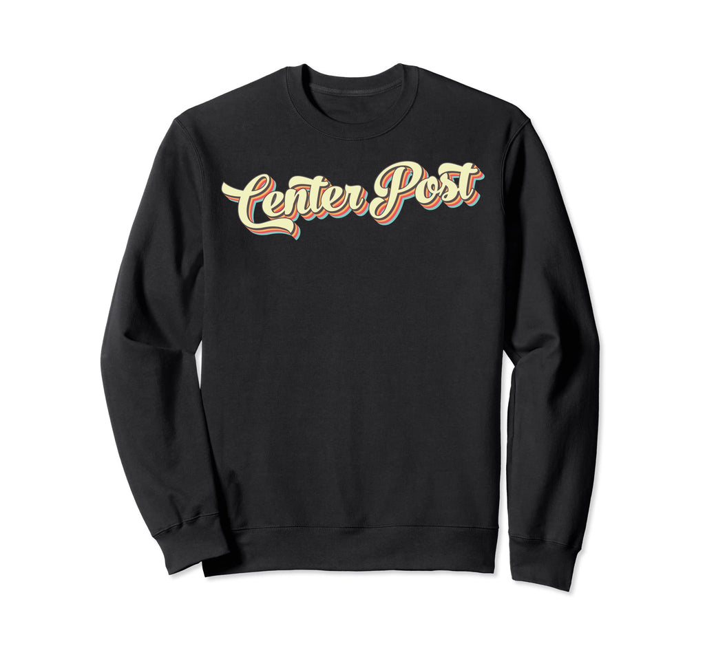 Center Post Art Baseball Font Sweatshirt - Unique Graphic Men Women - T-Shirt, Sweatshirt, Hoodie