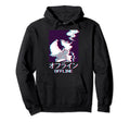 Smoking Anti Social Anime Japanese Hoodie - Trendy Graphic Unisex - T-Shirt, Sweatshirt, Hoodie