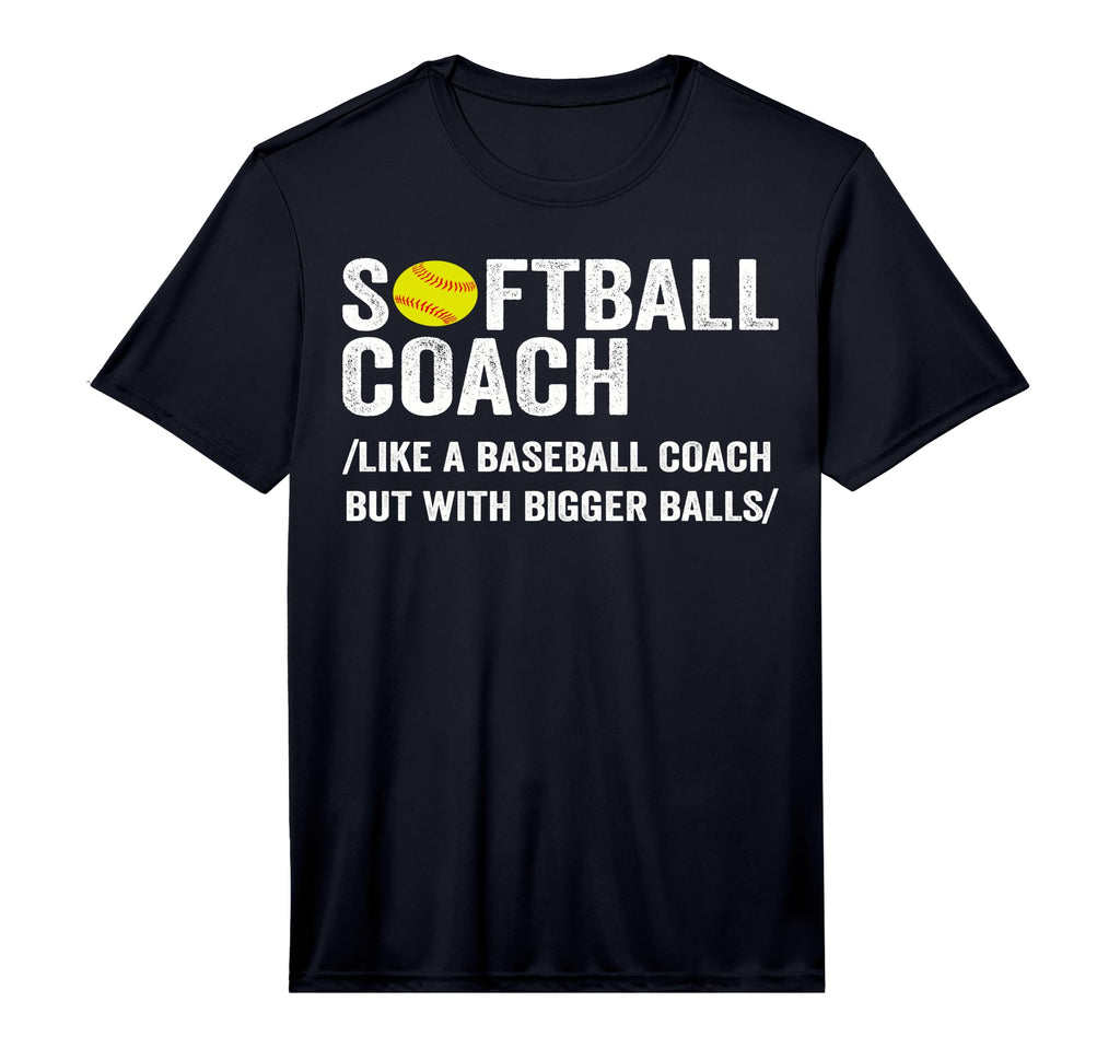 Mens Funny Softball Coach Definition T-Shirt - Custom Art Print for Adults - T-Shirt, Sweatshirt, Hoodie
