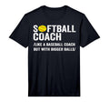 Mens Funny Softball Coach Definition T-Shirt - Custom Art Print for Adults - T-Shirt, Sweatshirt, Hoodie