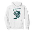 He Is Rizzin Jesus Surfing Funny Hoodie - Aesthetic Graphic Men Women - T-Shirt, Sweatshirt, Hoodie