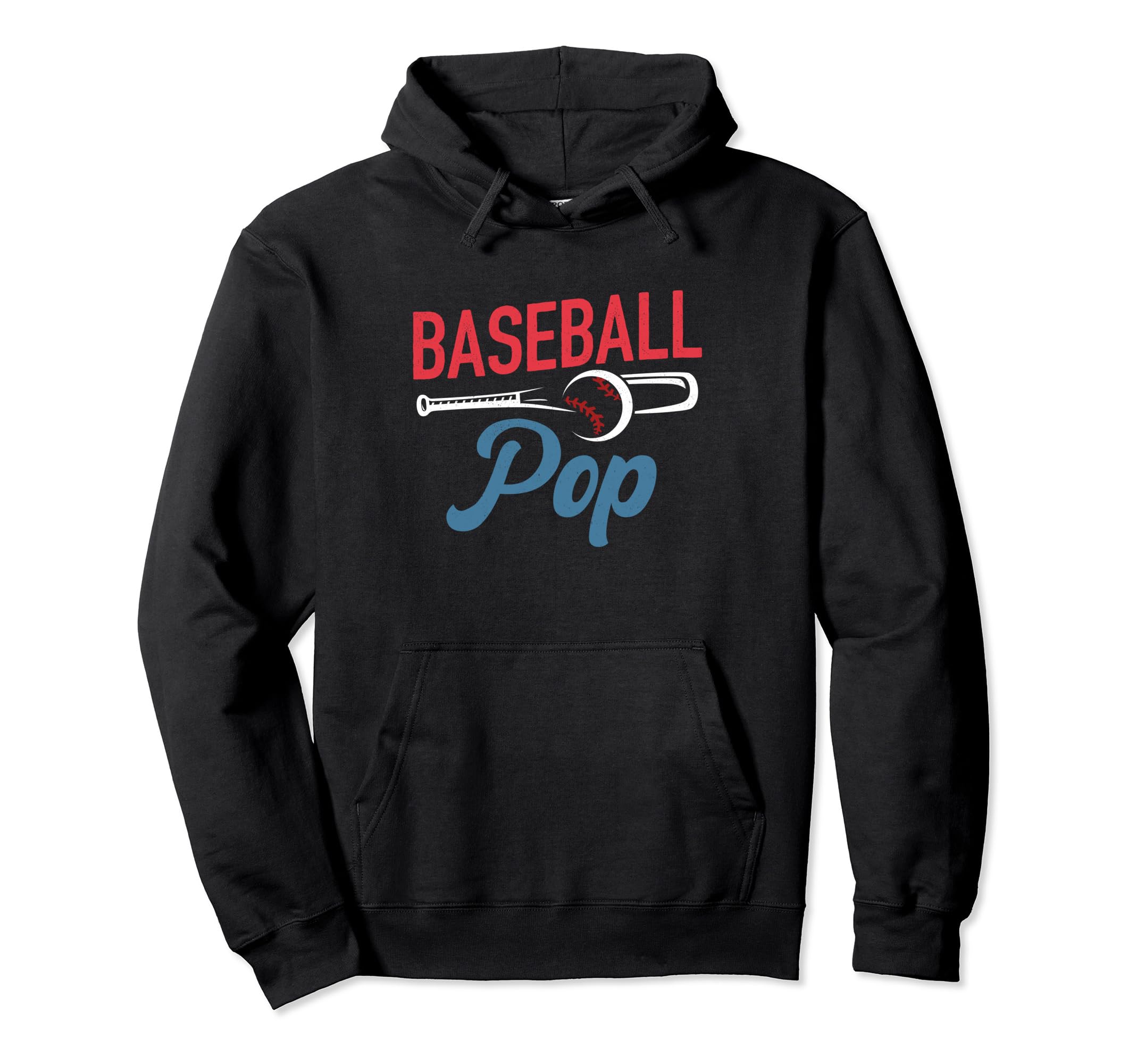 Baseball Pop Life Happy Fathers Day Dad Hoodie - Trendy Graphic Men Women - T-Shirt, Sweatshirt, Hoodie