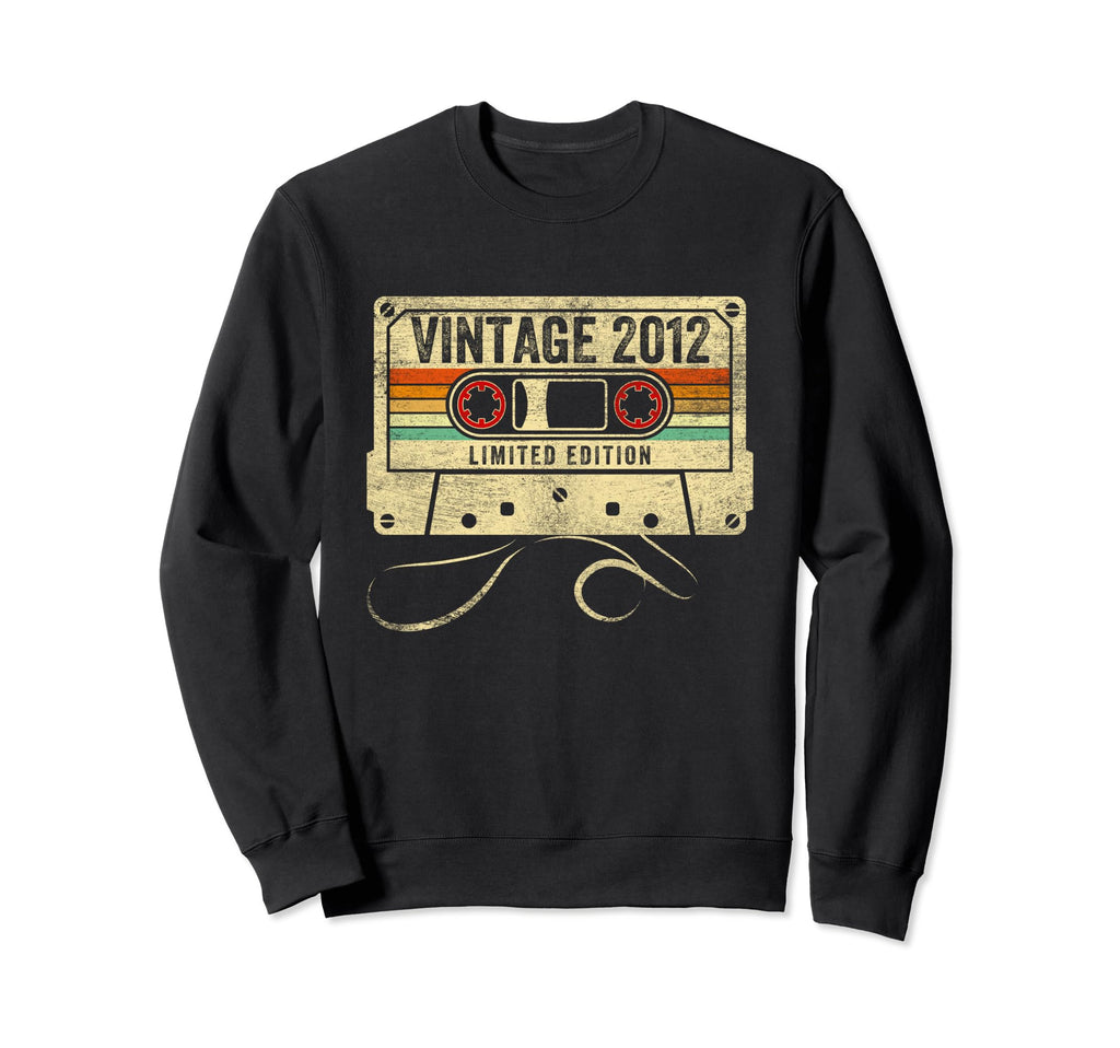 2012 12Th Birthday Cassette Tape 12 Sweatshirt - Unique Graphic Unisex - T-Shirt, Sweatshirt, Hoodie