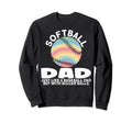 Funny Softball Dads Softball Dad Sweatshirt - Custom Art Print for Adults - T-Shirt, Sweatshirt, Hoodie