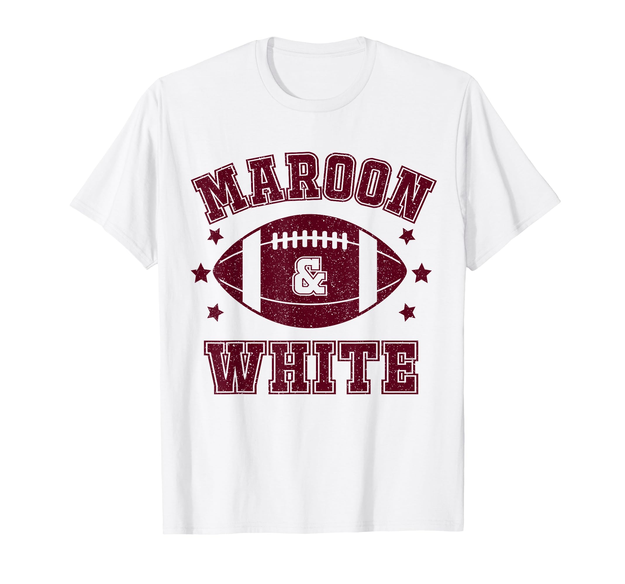 Gameday Football We Wear Maroon And T-Shirt - Casual Everyday Wear Unisex - T-Shirt, Sweatshirt, Hoodie