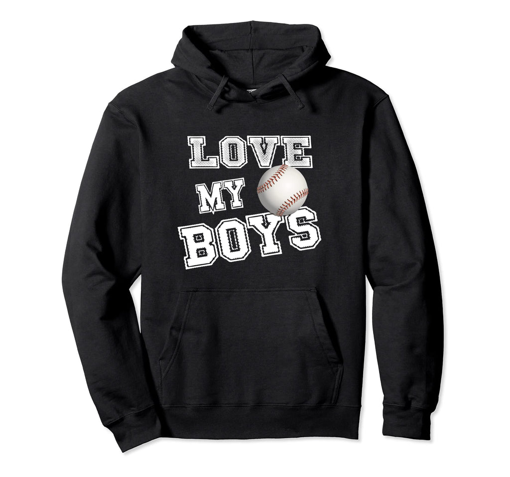Baseball Mom Art Love My Baseball Moms Hoodie - Custom Art Print Unisex - T-Shirt, Sweatshirt, Hoodie