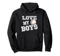 Baseball Mom Art Love My Baseball Moms Hoodie - Custom Art Print Unisex - T-Shirt, Sweatshirt, Hoodie