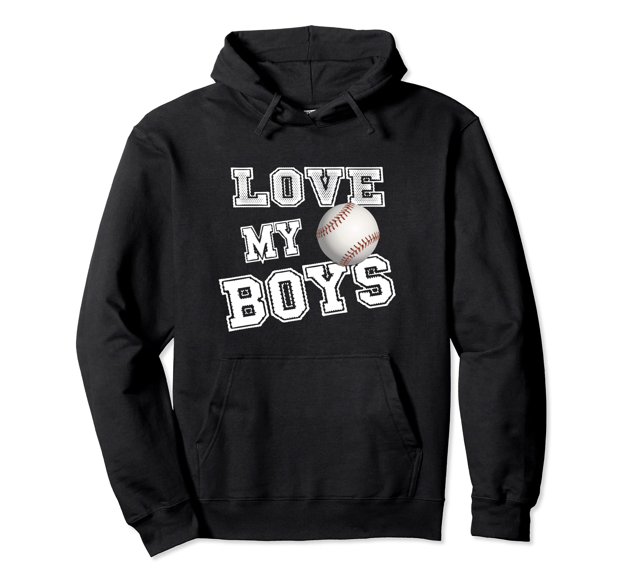 Baseball Mom Art Love My Baseball Moms Hoodie - Custom Art Print Unisex - T-Shirt, Sweatshirt, Hoodie