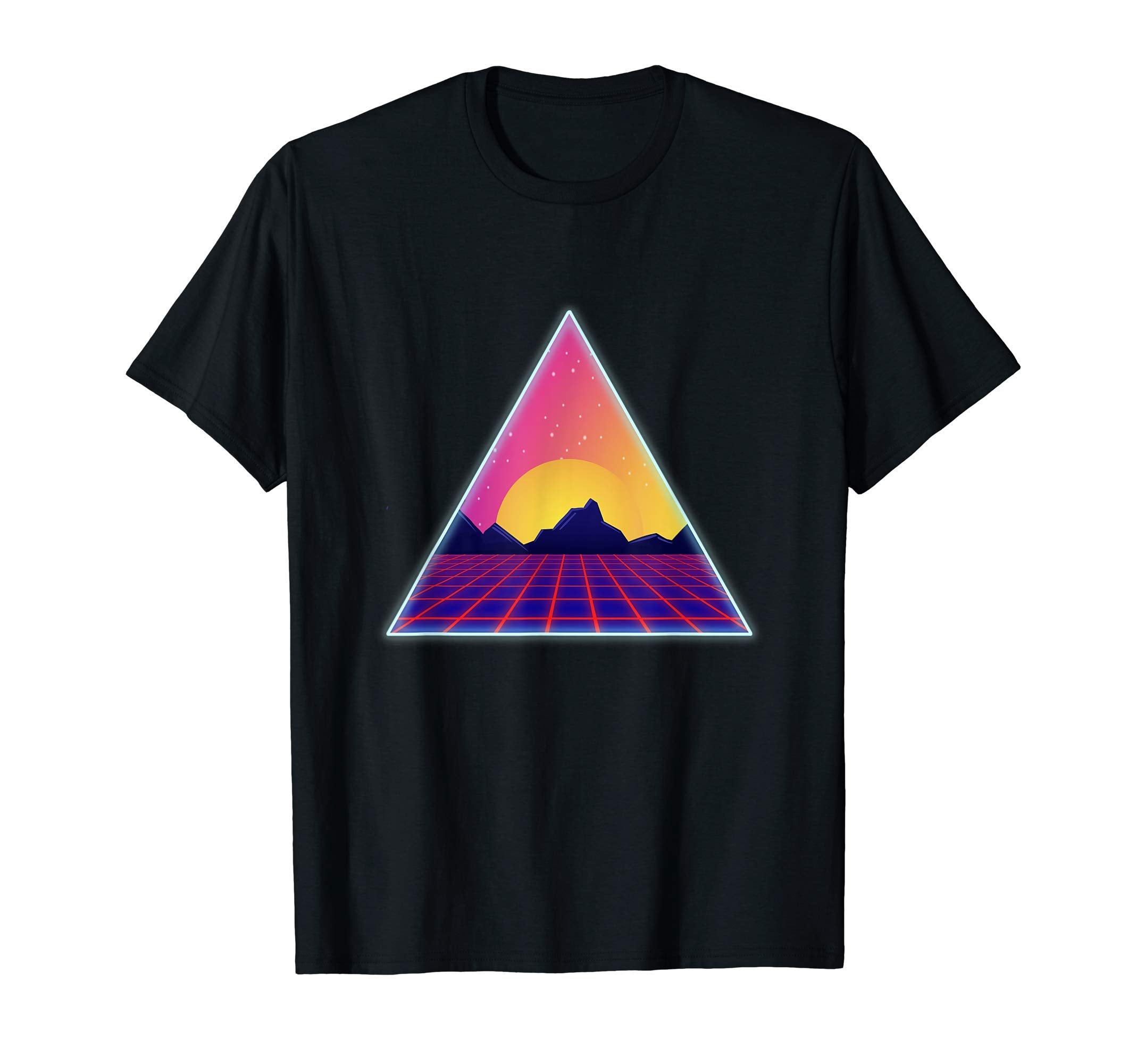 80S Outrun Sun Aesthetic Vaporwave T-Shirt - Aesthetic Graphic Unisex - T-Shirt, Sweatshirt, Hoodie