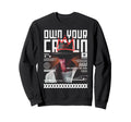 Y2K Crown Bold Urban Graffiti Sweatshirt - Fun Novelty Design Unisex - T-Shirt, Sweatshirt, Hoodie