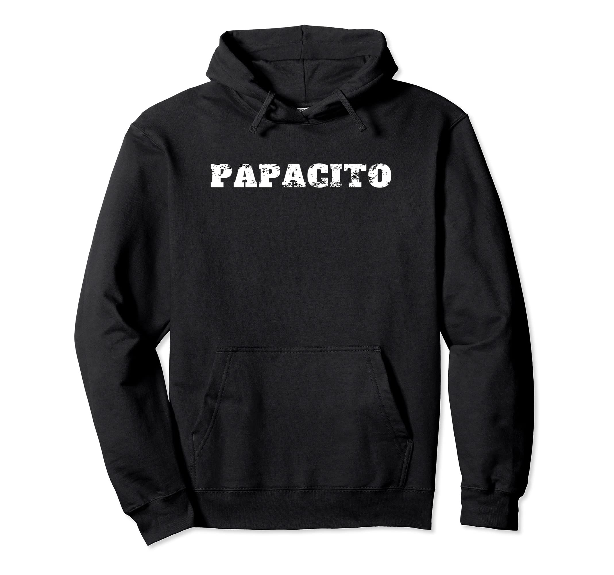 Papacito Chulo Distressed Hoodie - Unique Graphic Men Women - T-Shirt, Sweatshirt, Hoodie
