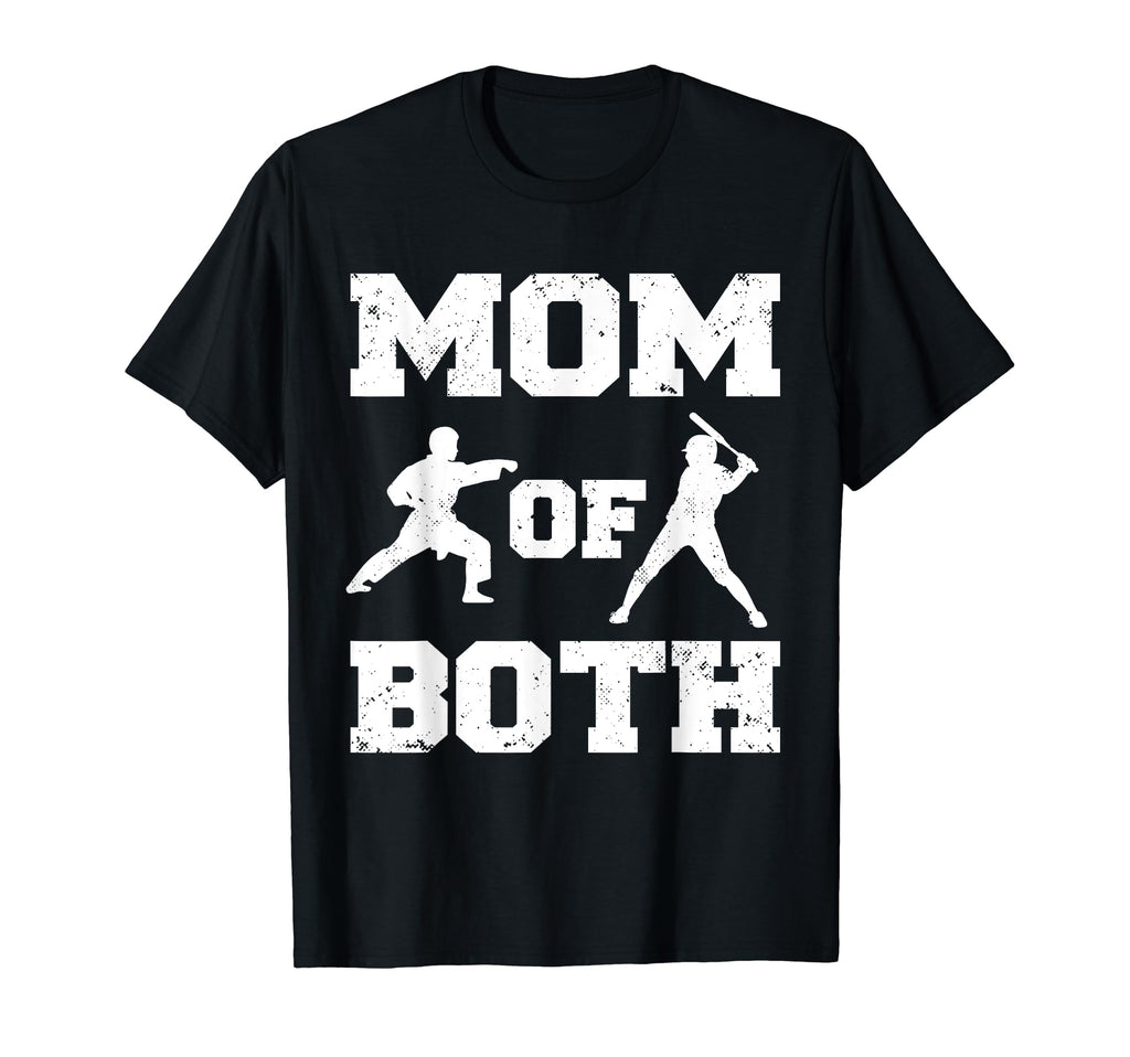 Mom Both Funny Baseball Karate Mom T-Shirt - Aesthetic Graphic Men Women - T-Shirt, Sweatshirt, Hoodie