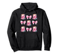 Coffee And Bows Coquette Aesthetic Hoodie - Minimalist Print Men Women - T-Shirt, Sweatshirt, Hoodie