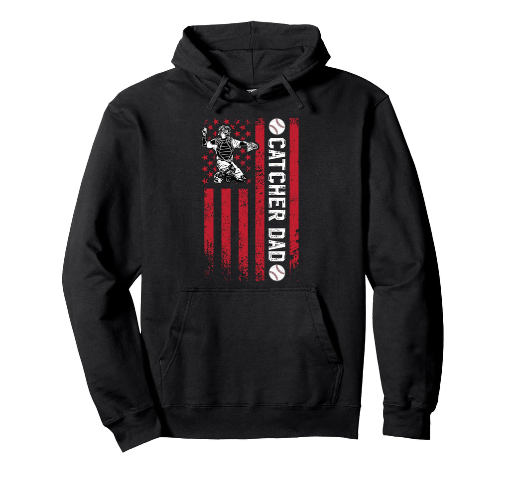 Baseball Catcher Dad Baseball Catcher Hoodie - Streetwear Style Men Women - T-Shirt, Sweatshirt, Hoodie