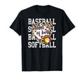 Aunt Both Proud Softball Baseball T-Shirt - Aesthetic Graphic for Adults - T-Shirt, Sweatshirt, Hoodie
