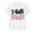 T Ball Dad Groovy Loud Daddy And Proud T-Shirt - Unique Graphic for Adults - T-Shirt, Sweatshirt, Hoodie