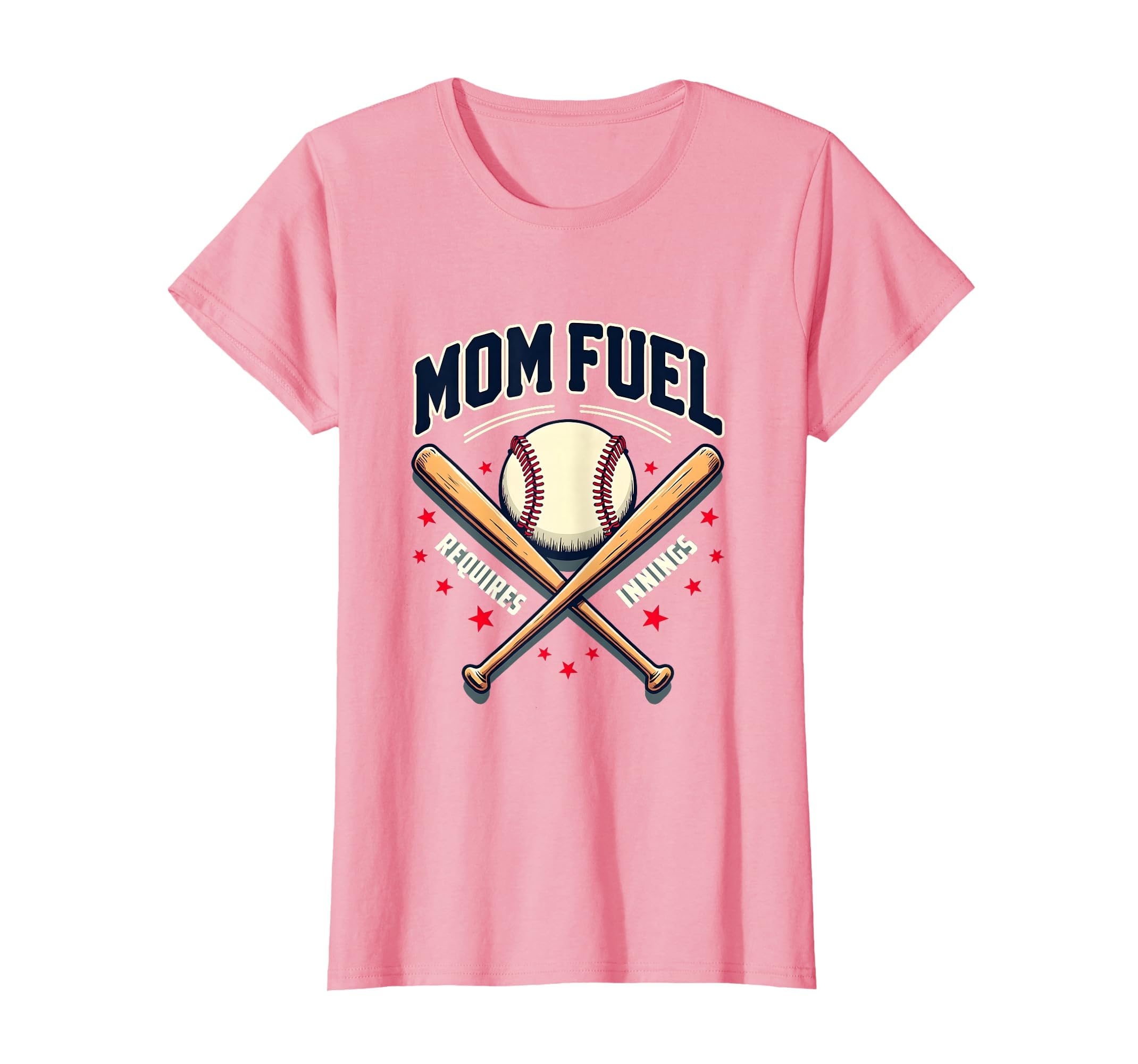 Baseball Mom Fuel Requires Innings T-Shirt - Aesthetic Graphic Unisex - T-Shirt, Sweatshirt, Hoodie