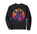 Giraffe Vaporwave Aesthetic Sweatshirt - Fun Novelty Design for Adults - T-Shirt, Sweatshirt, Hoodie