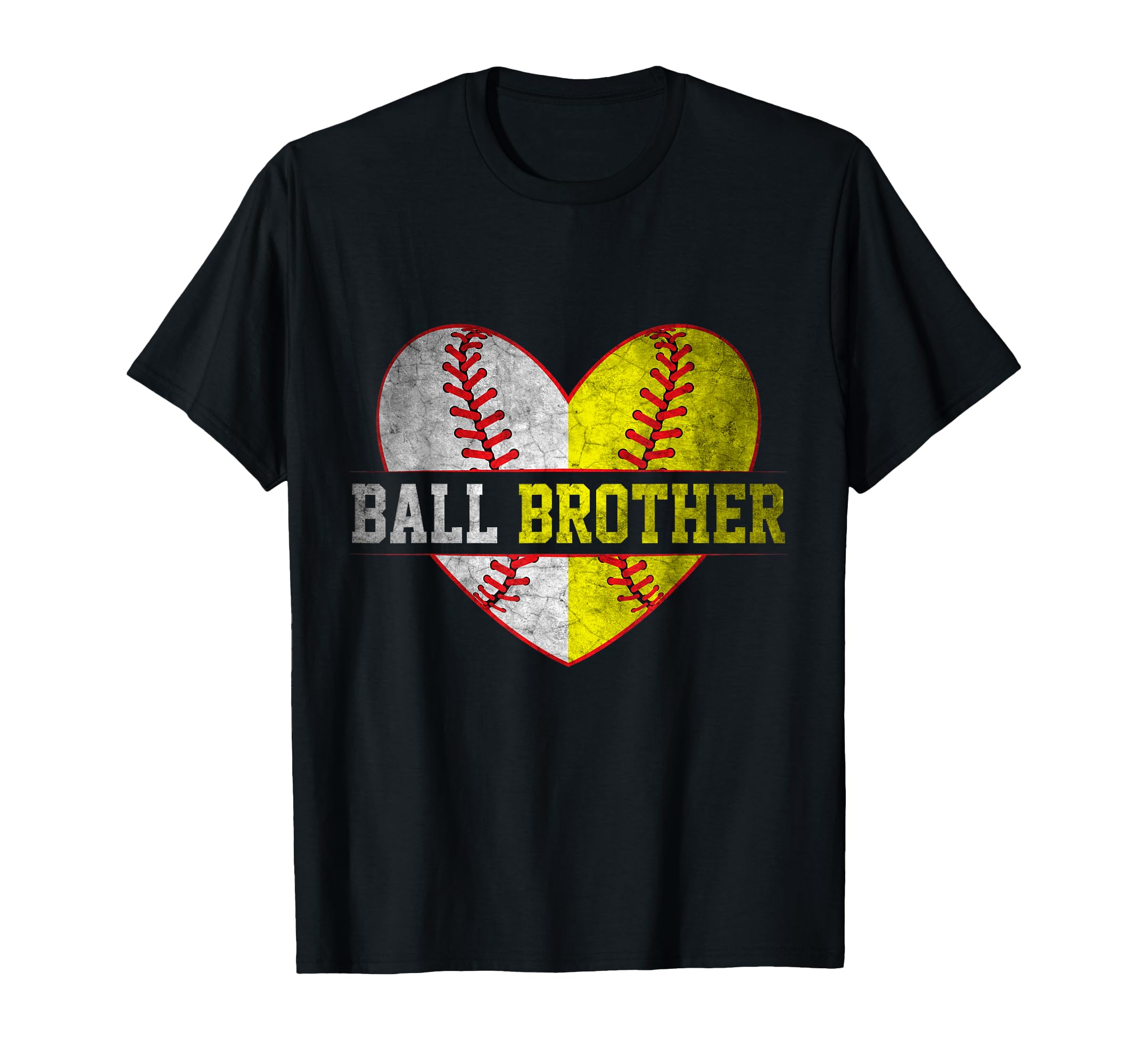 Ball Brother Softball Baseball T-Shirt - Unique Graphic Unisex - T-Shirt, Sweatshirt, Hoodie