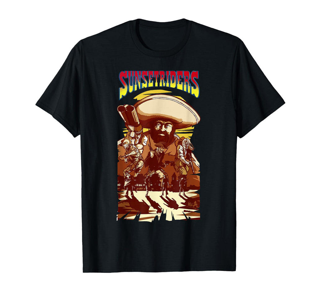 Sunset Riders Movie Custom Wild West T-Shirt - Aesthetic Graphic Unisex - T-Shirt, Sweatshirt, Hoodie