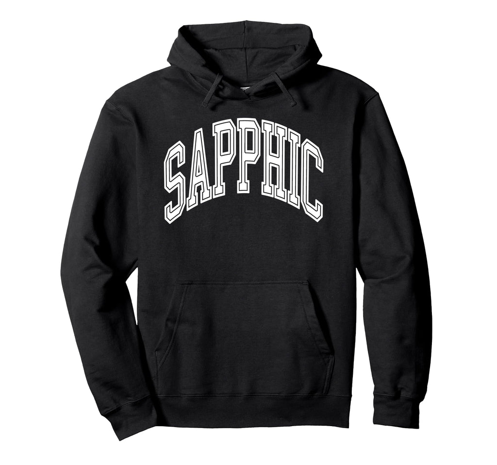 Sapphic University Lgbt College Y2K Hoodie - Custom Art Print Unisex - T-Shirt, Sweatshirt, Hoodie