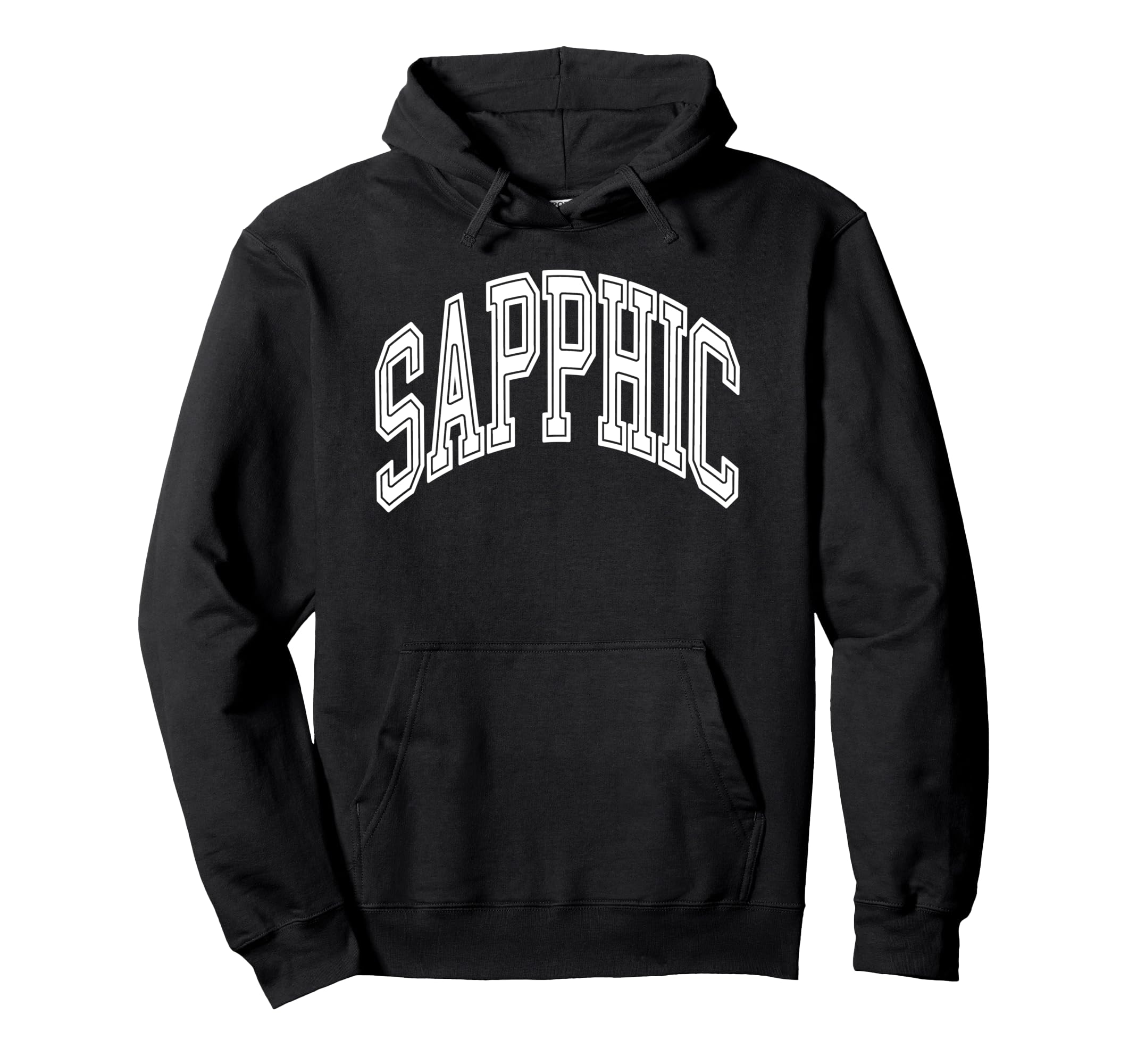 Sapphic University Lgbt College Y2K Hoodie - Custom Art Print Unisex - T-Shirt, Sweatshirt, Hoodie