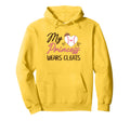 Baseball Mom Dad My Princess Wears Cleats Hoodie - Trendy Graphic Unisex - T-Shirt, Sweatshirt, Hoodie
