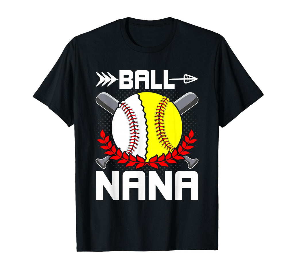 Baseball And Softball Lover Nana Sweatshirt - Aesthetic Graphic for Adults - T-Shirt, Sweatshirt, Hoodie