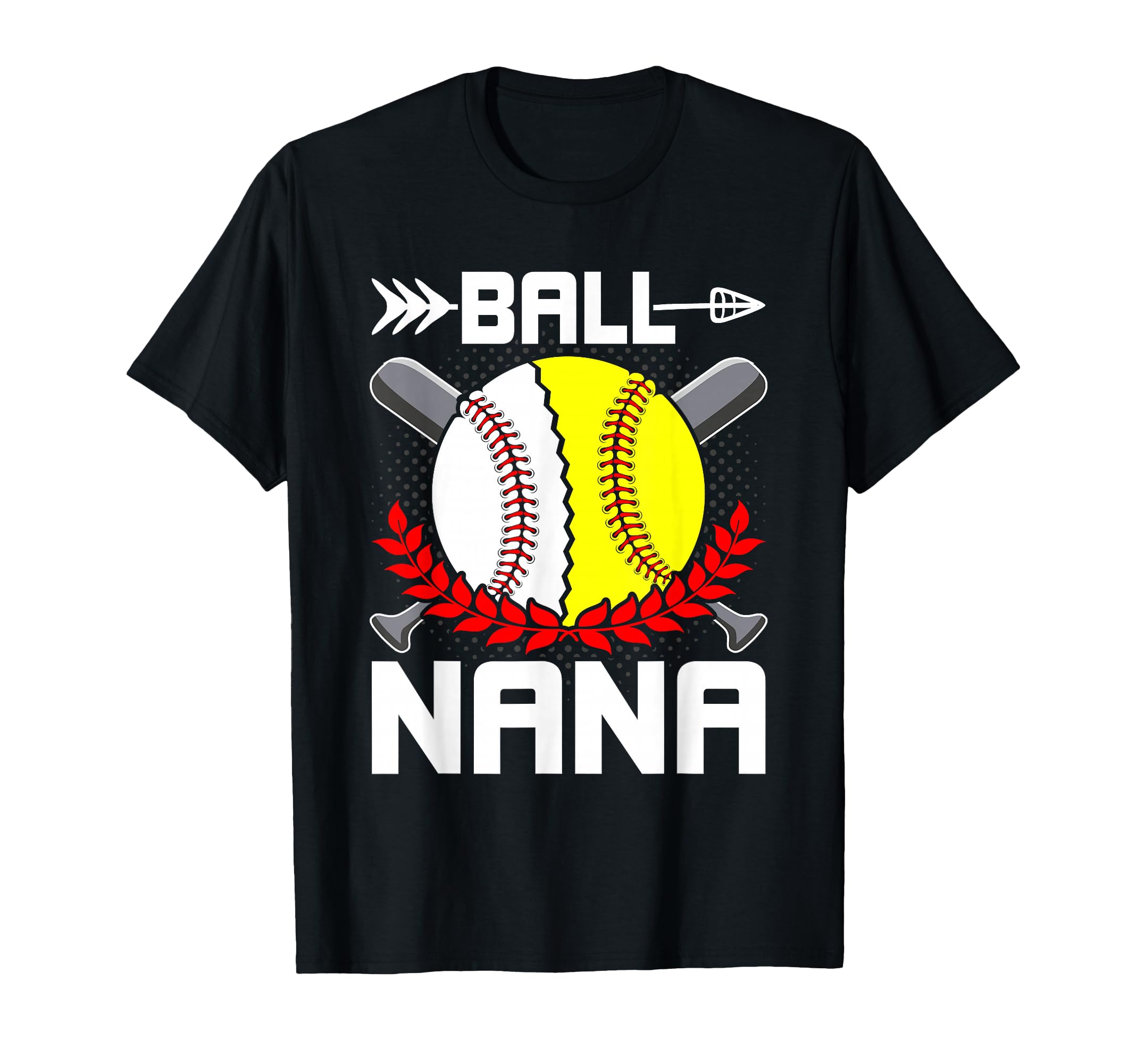 Baseball And Softball Lover Nana Sweatshirt - Aesthetic Graphic for Adults - T-Shirt, Sweatshirt, Hoodie