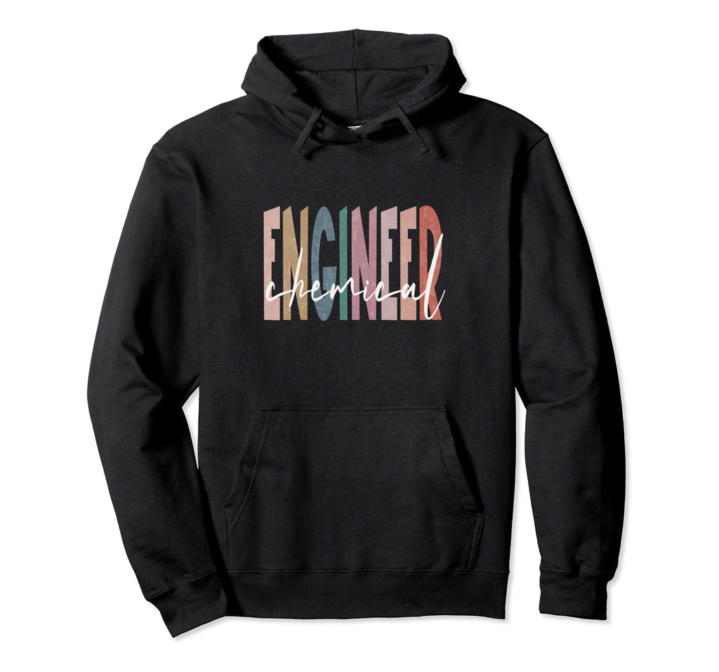 Chemical Engineer Distressed Simple Hoodie - Casual Everyday Wear Men Women - T-Shirt, Sweatshirt, Hoodie