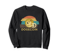 Dogecoin Distressed Sunset Crypto Sweatshirt - Minimalist Print for Adults - T-Shirt, Sweatshirt, Hoodie