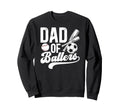Dad Ballers Baseball Soccer Dad Sweatshirt - Graphic Print for Adults - T-Shirt, Sweatshirt, Hoodie