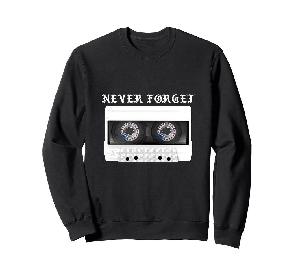 80S 90S Cassette Mixtape Sweatshirt - Fun Novelty Design Unisex - T-Shirt, Sweatshirt, Hoodie